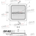 Дождеприемник чугунный малый Д (А15)-1-32x32