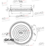 Люк чугунный легкий телефонный ГТС-Л