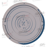 Люк чугунный легкий Л (А15)-2-60 c запорным устройством