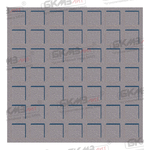 Плитка чугунная квадратная ПП-300